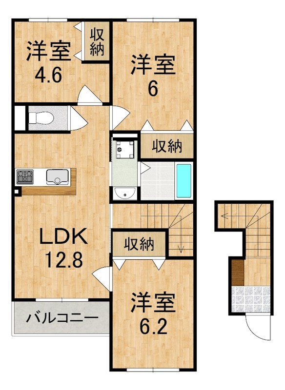 シャイン　ヒルズ 201号室 間取り