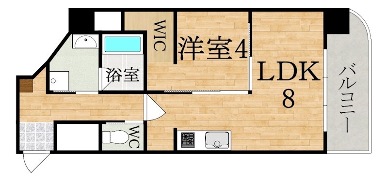 ＯＭマンション東生駒 901号室 間取り