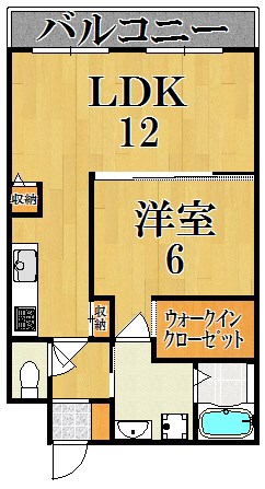 ＯＭマンション東生駒 705号室 間取り
