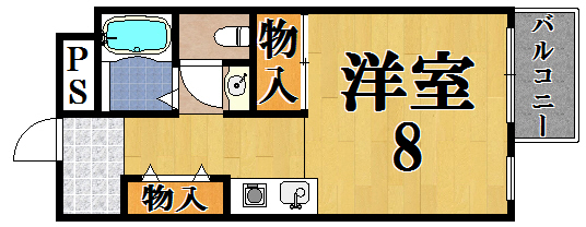 東生駒ツインビル２号館 間取り