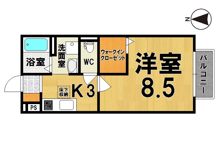 サンロイヤルⅠ 間取り図