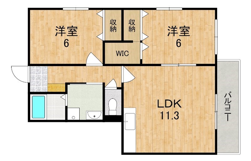 セピアコート平城山 間取り図