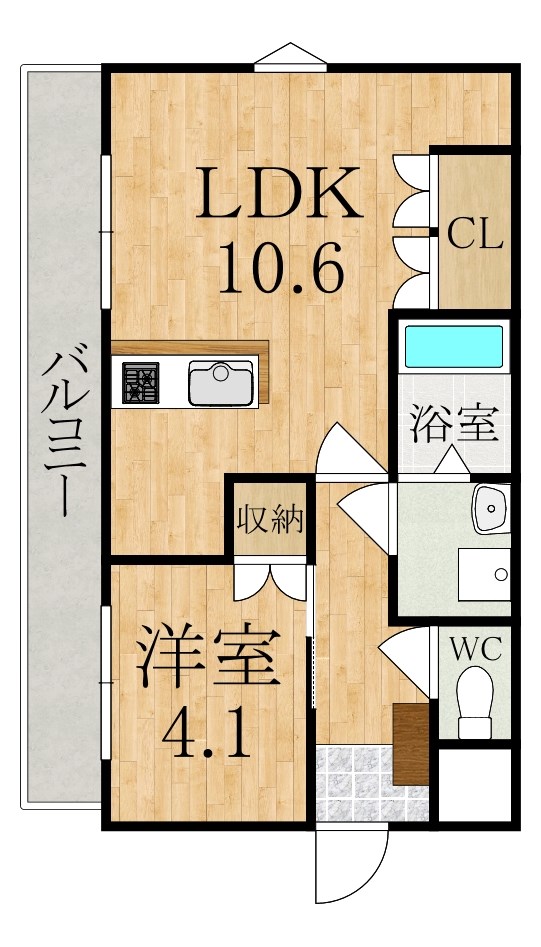 ピアコート木原Ⅱ 間取り図