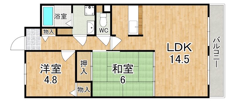 ベルメゾン奈良南 間取り図