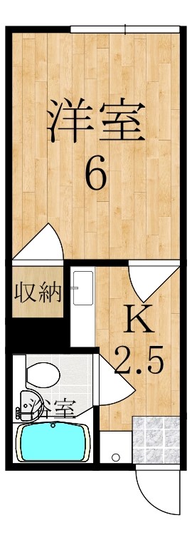 クレール神宮前 間取り図