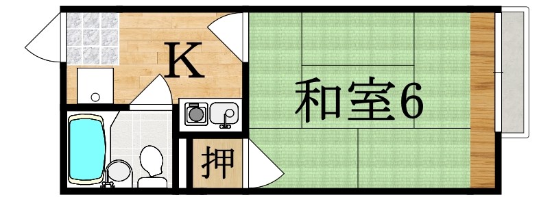 クレール神宮前 106号室 間取り