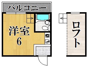 サニーハウス生駒 間取り図