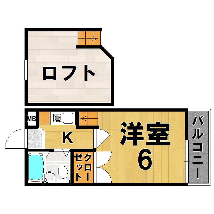 シティパレス生駒東松ヶ丘Ｐ２ 間取り図