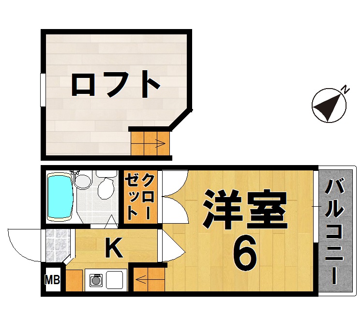 シティパレス生駒東松ヶ丘Ｐ２ 間取り図