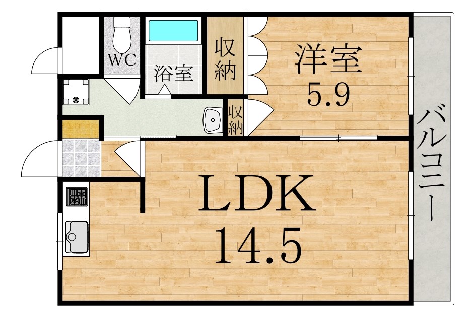 グラン　コリーヌ 間取り図