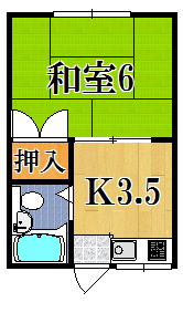 ハイツ一条Ⅱ 111号室 間取り