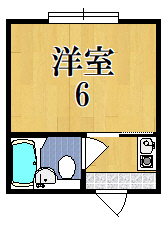 スタンドアップ本町 304号室 間取り