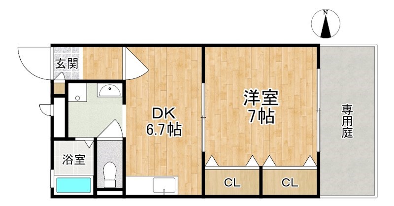 サニーハウスタムラ 間取り図