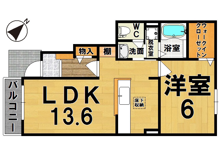 ミルキーウェイ　Ｂ 間取り図