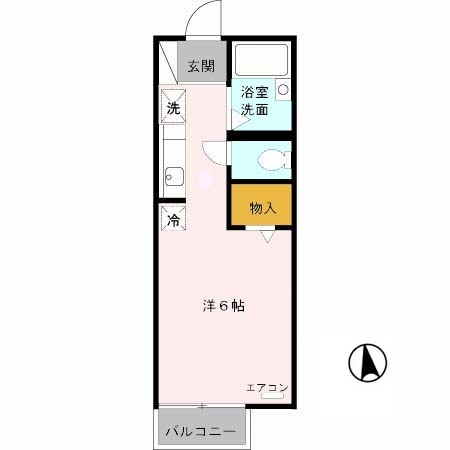 シティパル大宮　Ａ棟 間取り