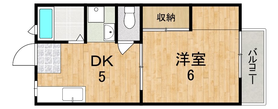 メゾン桜が丘 103号室 間取り