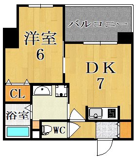 DeKalb（デカルブ） 601号室 間取り