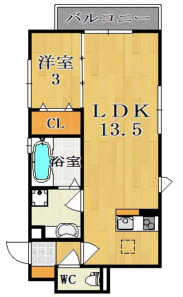 エクレール 間取り図