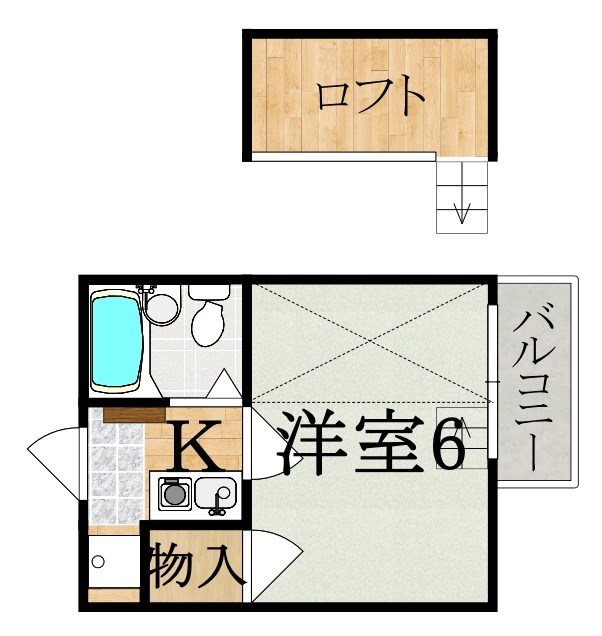 橿原神宮第5マンション 202号室 間取り