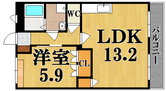 ファースト　ヴィラ 202号室 間取り