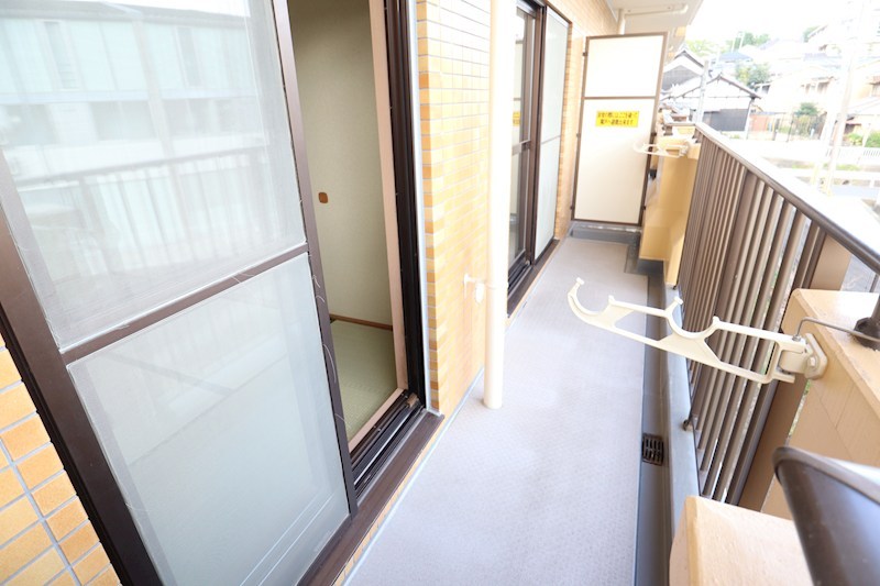 シェーヌ生駒 ベランダ