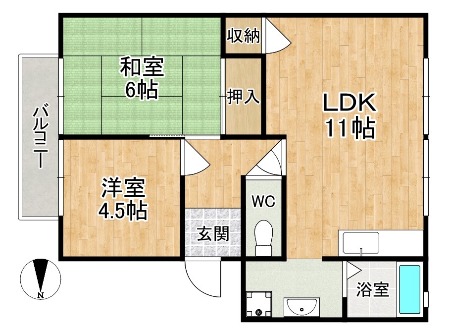 ロジュマン 間取り図