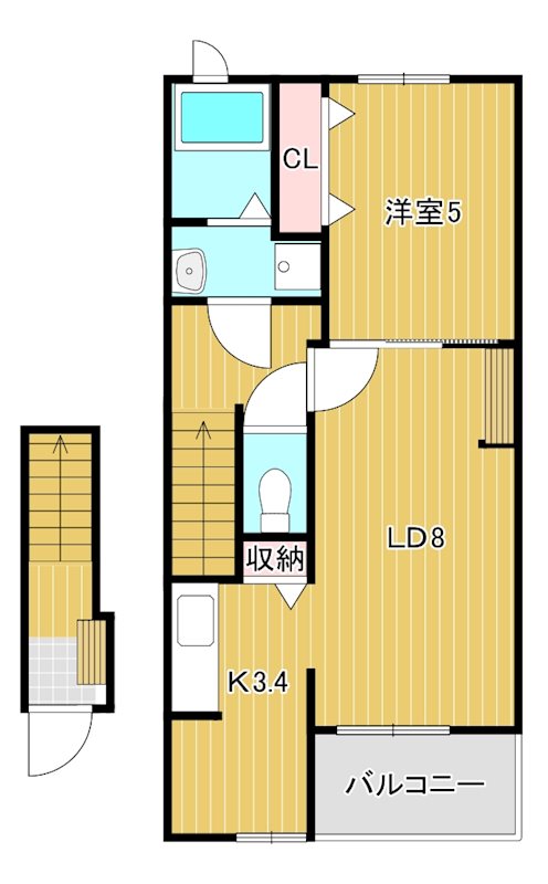 フォンテーヌ　ＮーⅥ 間取り
