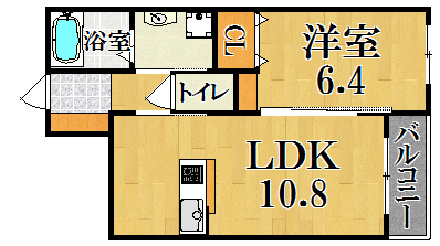 Calme alley (カルムアレイ） 間取り