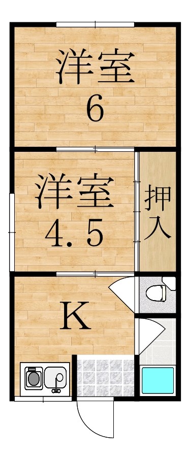 阿波乃荘 間取り図