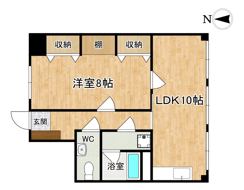 新大宮扇ビル 間取り図