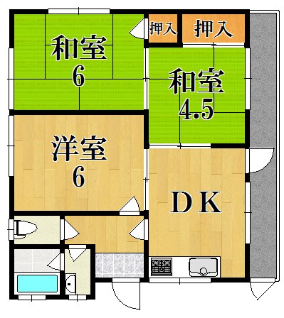 ピノ２２９ D号 間取り図