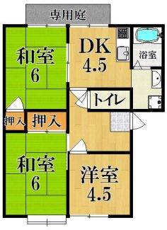 コスモス結崎　Ｂ棟 間取り