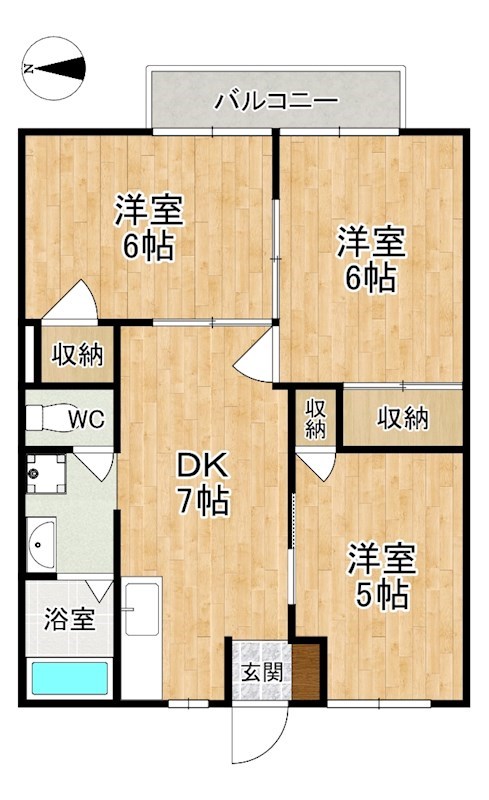ルミエール１号館 間取り