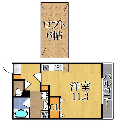 パシャ　ラルフ 204号室 間取り