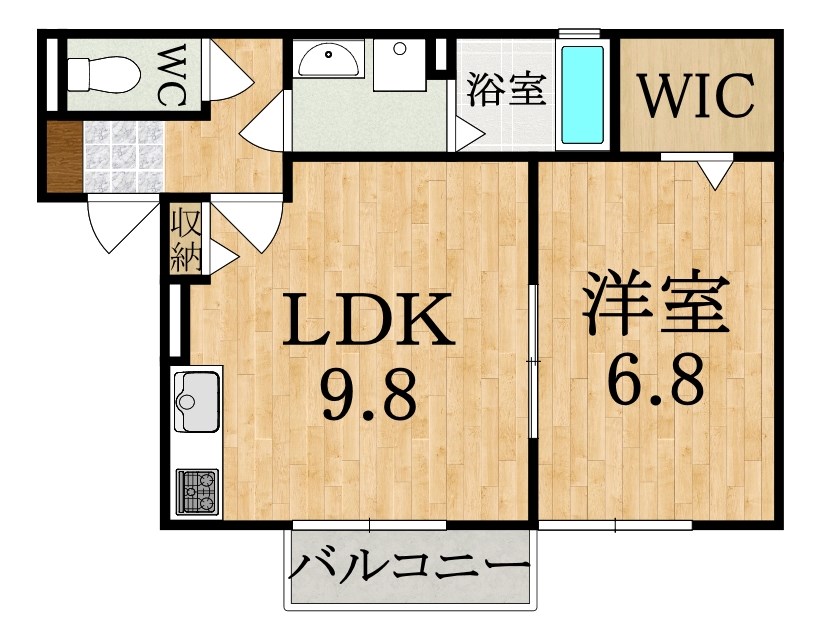 リヴヒプス 間取り図