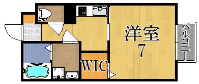 ヴィラ　クレスト 207号室 間取り