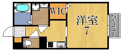 ヴィラ　クレスト 205号室 間取り