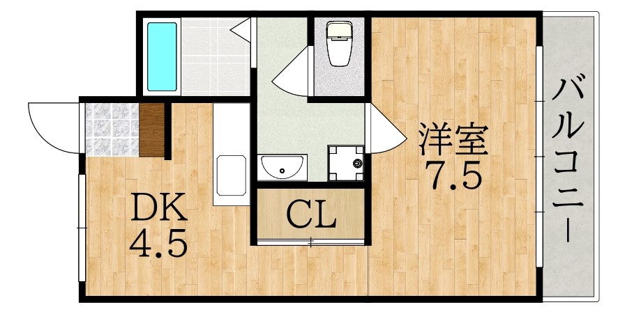 マンションヒライ 間取り図