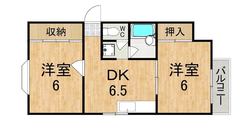 コンフォルト畠田 間取り図