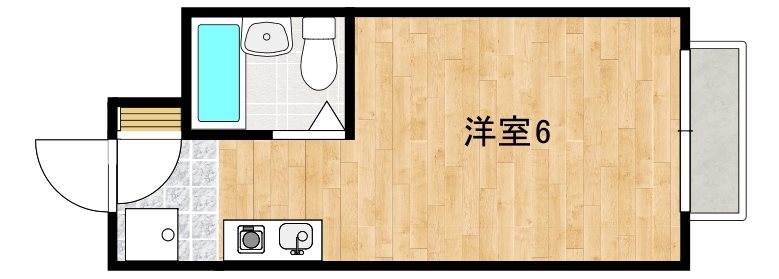 ふぁみーゆ音無 103号室 間取り