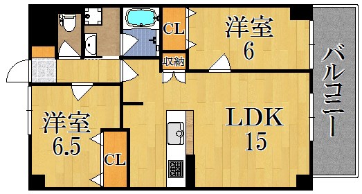 グリュックメゾン西大寺 間取り図