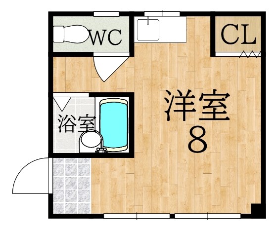 マンション播 301号室 間取り