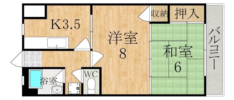 木村マンション 間取り図