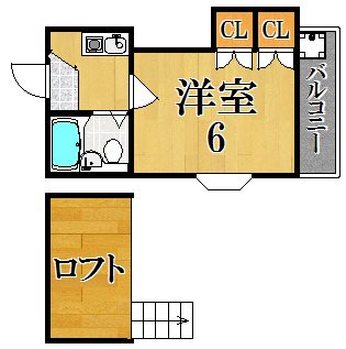 ハイツ法蓮 間取り図