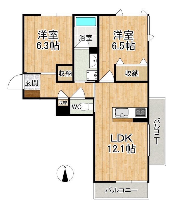 ベレオ小町 間取り
