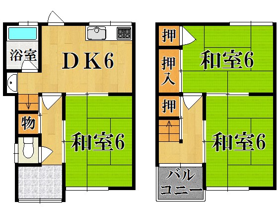 斑鳩町龍田戸建 間取り