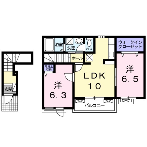 グリーン・フォーレスト 203号室 間取り