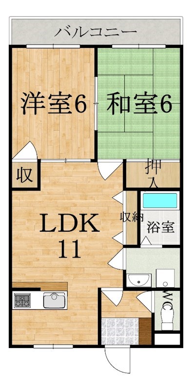 エバーグリーン 間取り図