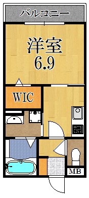 スプランドゥール西大寺 間取り図