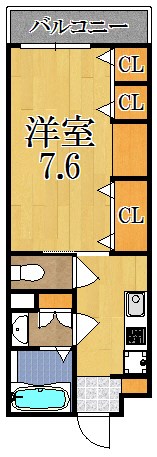 スプランドゥール西大寺 間取り図